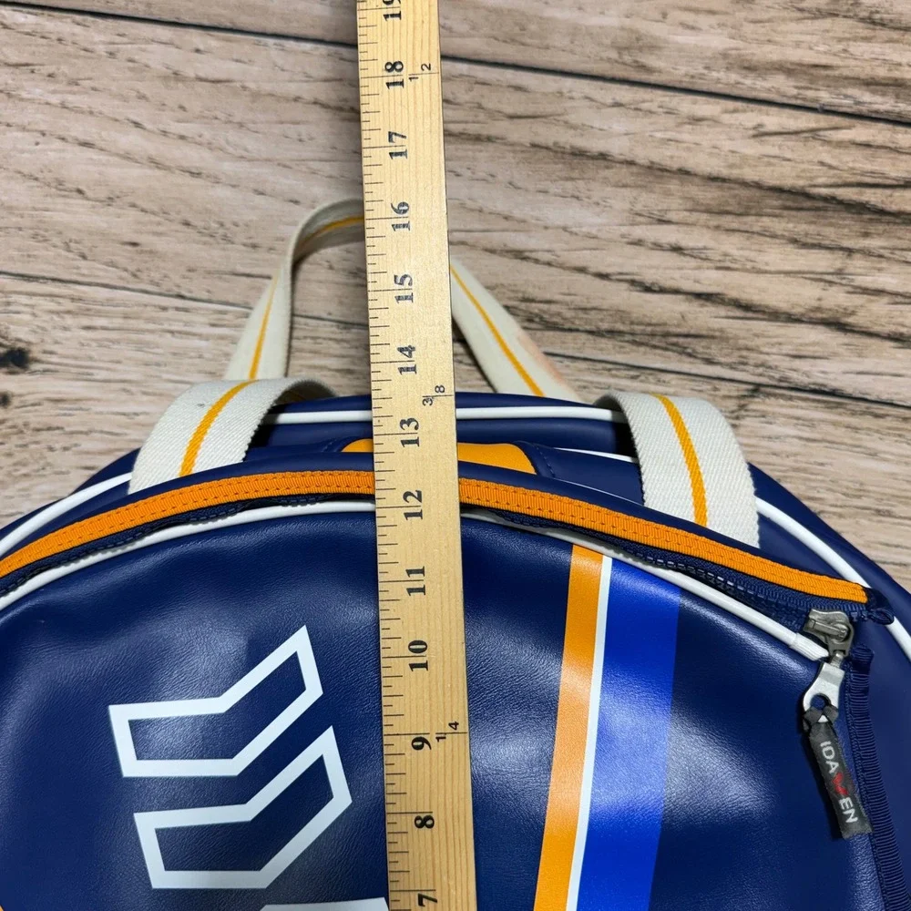 Idawen Tennis Paddle Bag Men Large Blue Orange Limited Edition Duffel Spain